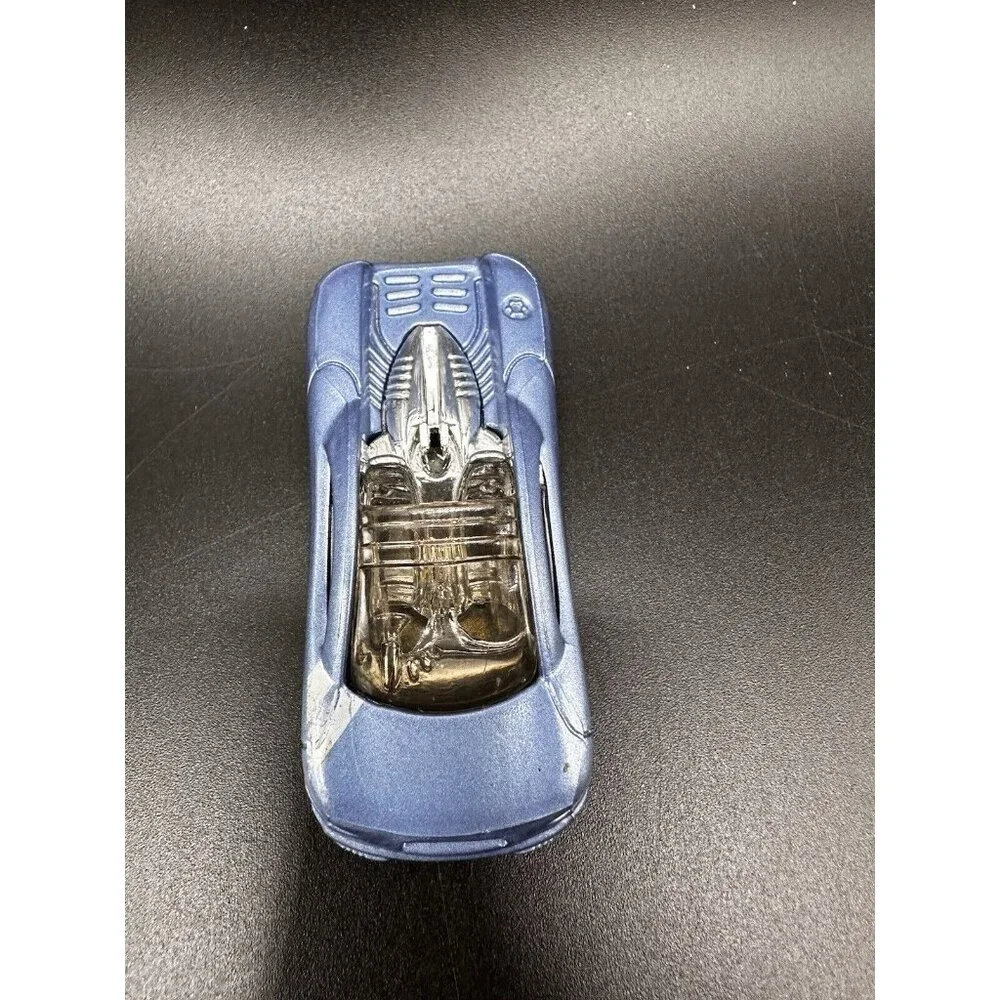 Hot Wheels 2002 First Editions Backdraft Diecast Toy Car Blue 1/64 Malaysia READ